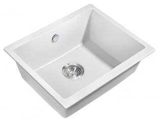 Мойка для кухни Milacio Leon 55 Cuarzo MC.77082 белый